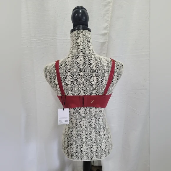 New Knix Wing Womens Contour Bra Size 5 Red Velvet - Picture 3 of 10